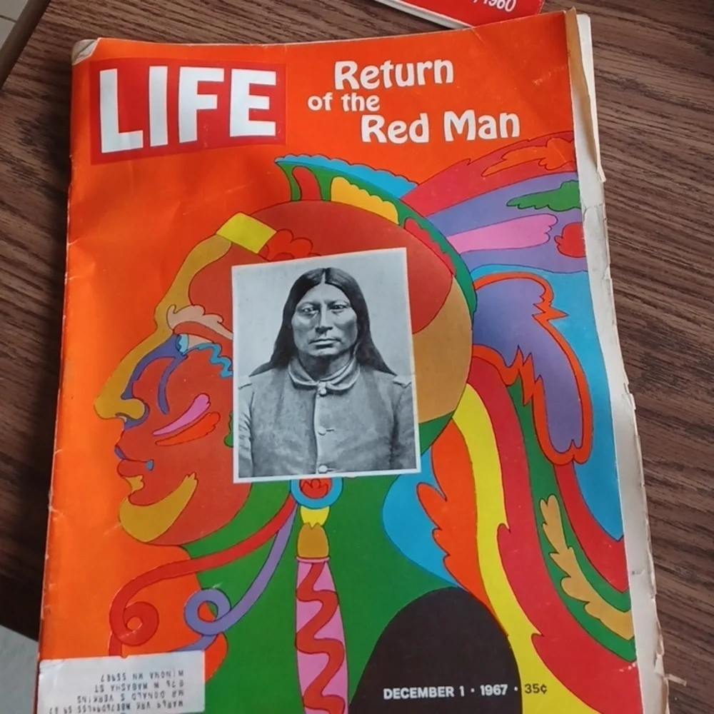Life Magazine December 1 1967 Return of the Red Man